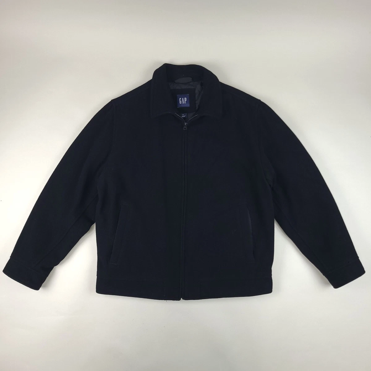 ジャケット・アウター OLD GAP 00s Padded Wool Jacket Navy M OLD GAP 00s ウールジャケット ブルゾン M - メルカリ
