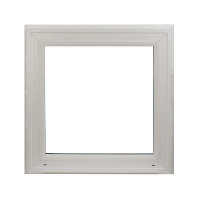 Double Pane Window 18'' x 18'' Argon Filled, Low-E Glass, White Vinyl Square Windo