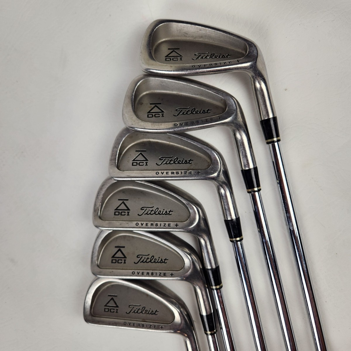 Titleist DCI Black Oversize + Plus Iron Set 4-9 Tri Spec Steel