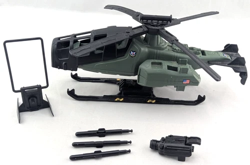 GI Joe Cobra Razor Blade Helicopter 1994 Hasbro Vehicle w Missiles