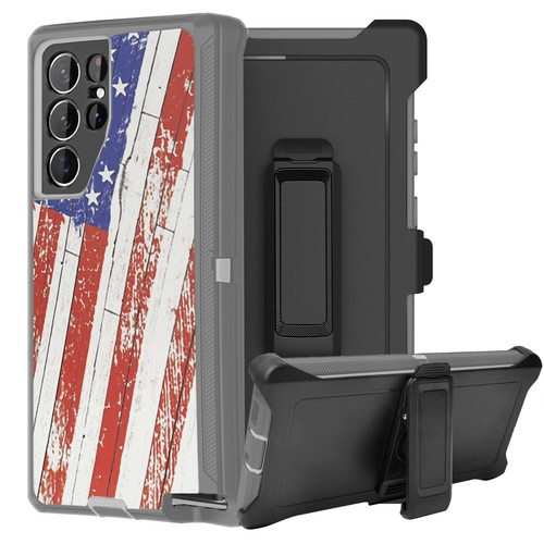 For Samsung Galaxy S24/S24+Ultra Shockproof Defender Case Cover with Belt Clip - Picture 16 of 19