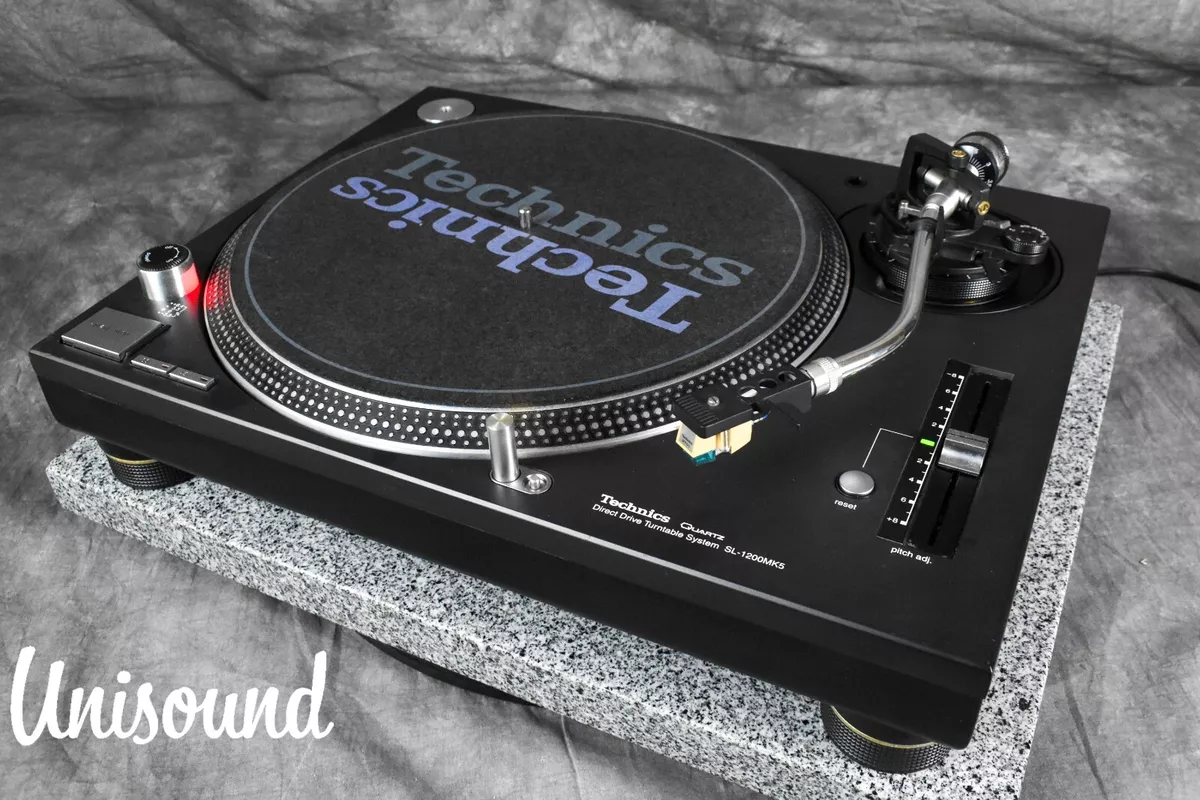 Technics Sl-1200mk5 ブラック① ターンテーブル DJ-