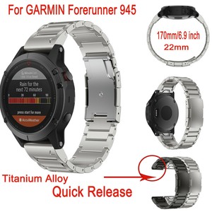 garmin 22mm titanium band