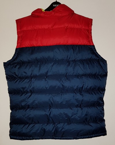 Gilet Franklin and Marshall Varsity Puffa nuovissimo, blu/rosso/giallo X-lge nuovo con etichette - Foto 2 di 4