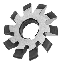 Involute Gear Cutter, 4 Diametral Pitch, 14.5°, Cutter #2, HSS by MDX