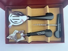 NIB CALVERT EXTRA The Soft Whiskey Bar Bartender Stainless Steel Tool Set SALE!