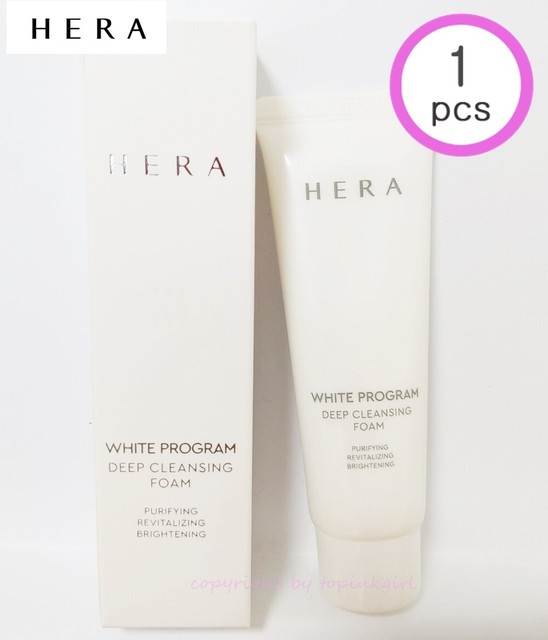 hera white program cleansing foam