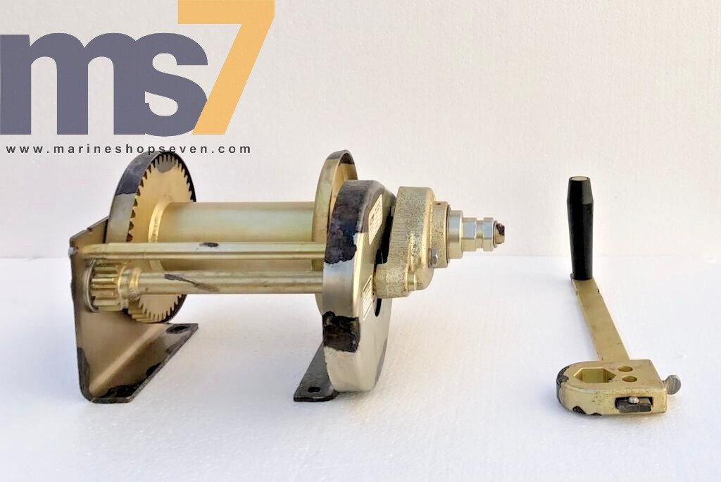 THERN M4412PB SPUR GEAR MANUAL HAND WINCH 2000 LBS