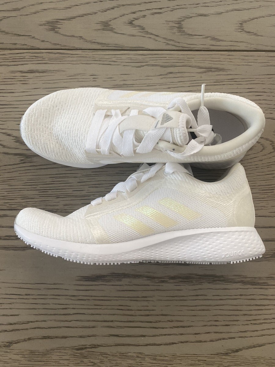 Adidas Womens Edge Lux White FW9259 Low Lace Up Running Athletic