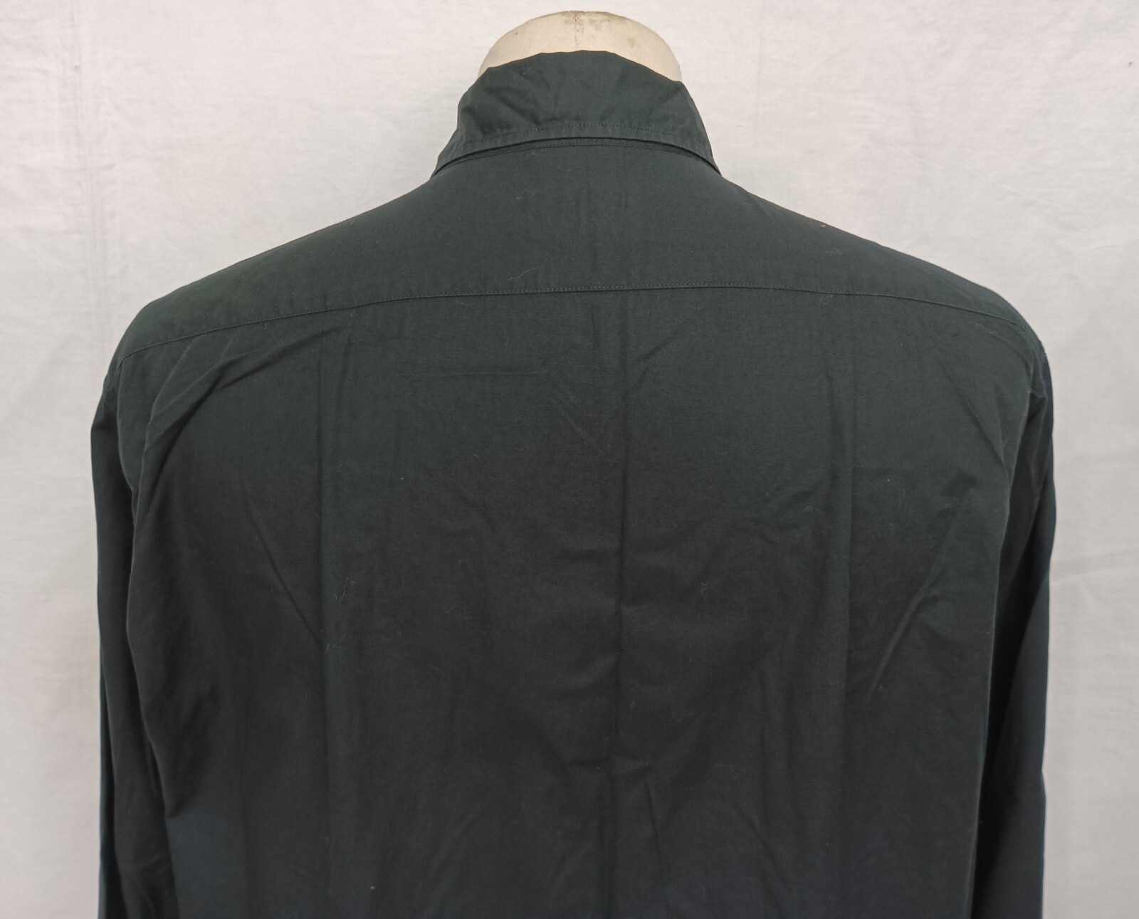 Agnes b Homme Lizard Logo Solid Black Cotton Men'… - image 6