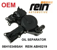 REIN Oil Separator PCV Valve Assembly for Audi A3 A4 A5 VW GTI Eos 06H103495AH