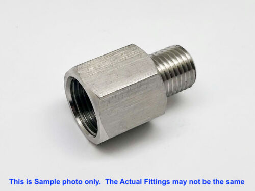 M14x1.5 Female to M12x1.5 Male Stainless Sensor Adaptor Fittings Conversion - 第 2/6 張圖片