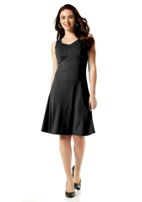 Kleid schwarz elegant festlich Party Freizeit Gr. 36 ''Vivien Caron'' NEU