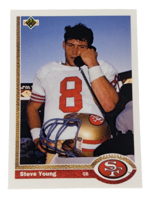 NFL★STEVE YOUNGプラーク 1990 Upper Deck Football Steve Young #101 San Francisco
