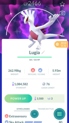 Pokemon Shiny Lugia Guaranteed Lucky  (30days as needed)