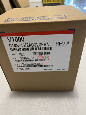 New Yaskawa CIMR-VU2A0020FAA AC Driver 