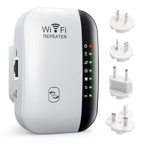 Wireless Signal Repeater Internet Booster WiFi Range Extender - Picture 1 of 6
