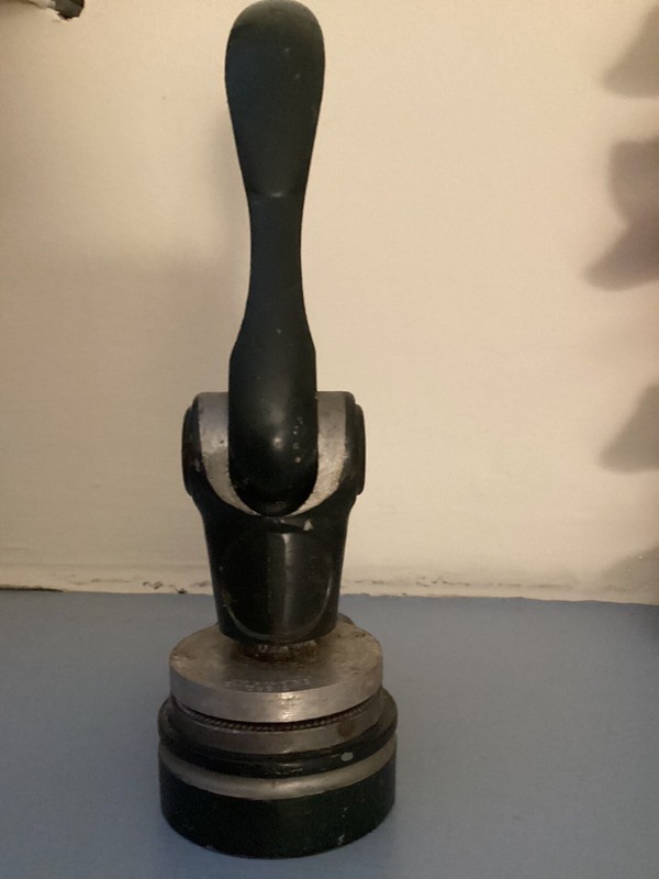 Vintage Cast Iron Imprinter, Seal, Embosser