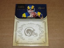 2011 National Treasures JOHN HADL #169 Century Gold SP/10 Rams KANSAS Jayhawks