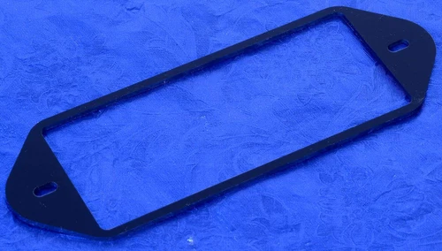 Dogear P90 Pickup Black Acrylic Hard Plastic .057" Shim Lifter Spacer, #057S