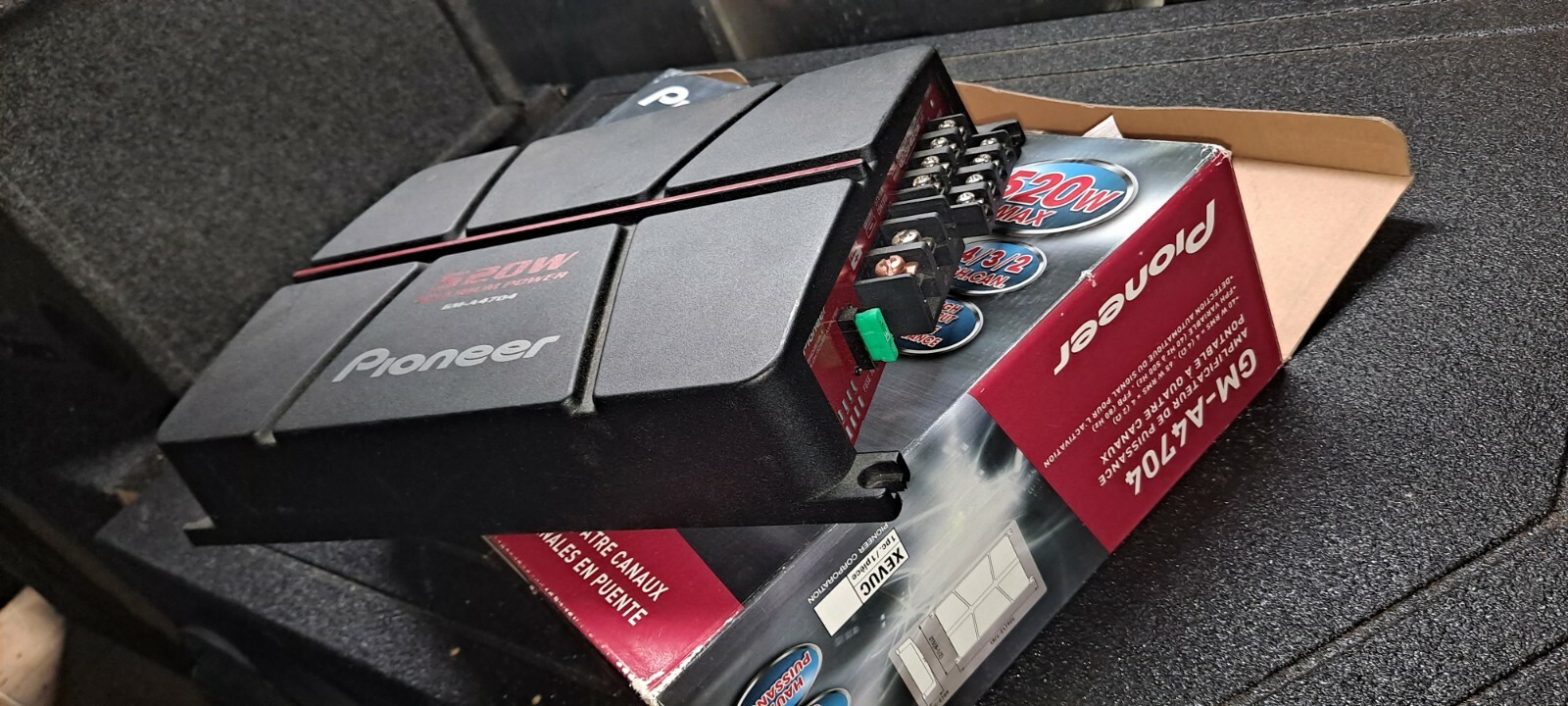 Pioneer GMA4704 520W 4 Channel Car 