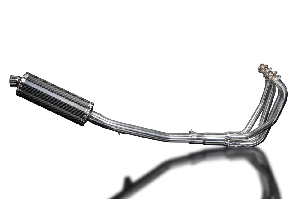 Silenciador de carbono ovalado 4-1 14" escape completo Suzuki GSF1200 Bandit 1995-2005 Foto 4 de 4