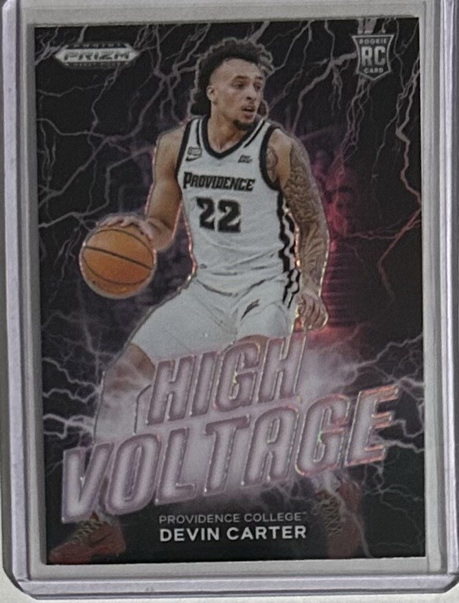 2024 Prizm Draft Picks Devin Carter RC Prizm High Voltage