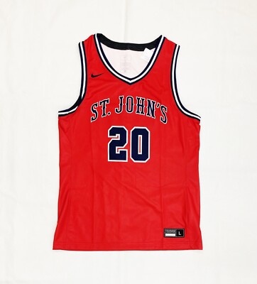 Nike St. John's Red Storm Elite Digital Jumper Basketball Jersey Men's