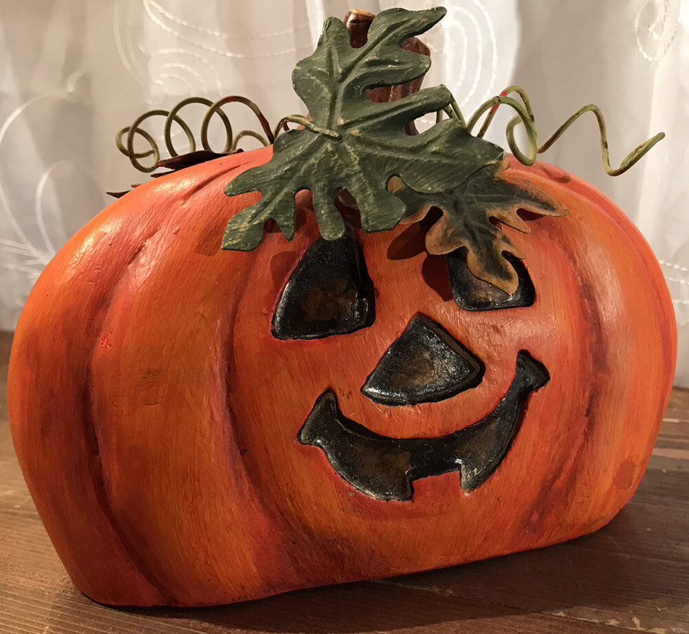 ハロウィン Jack-o'-lantern Abalone DA-11OG Halloween Pumpkin Jack-O-Lantern w/Sound & Flickering LED