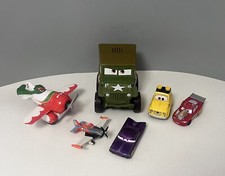 Disney Pixar Cars  Planes Diecast  Plastic Vehicles Toy Lot - Played With