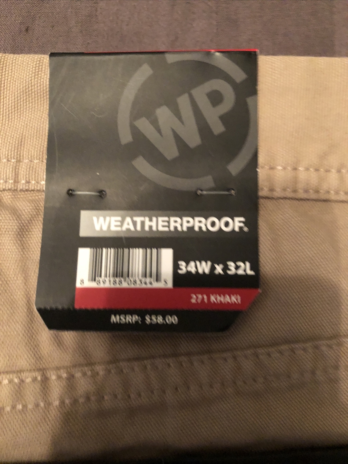 Costco mens trousers 34 waist x 32 long. Khaki Brand new with tags eBay