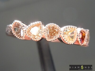 0,80ctw ausgefallener birnenförmiger Diamantring R10123 Diamanten von Lauren