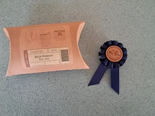 Longaberger Blue Ribbon tie-on Clip for your basket NEW