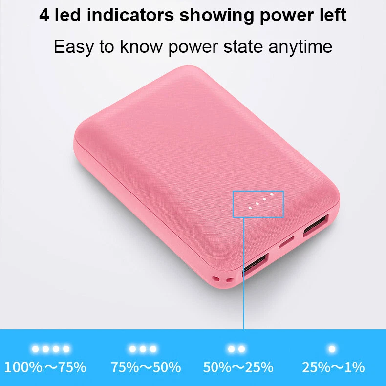 Power Bank 20000mah Charger External Portable Battery Backup For Cell Phone USA