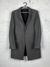 AllSaints  Navan  Check Wool Coat Size XXL