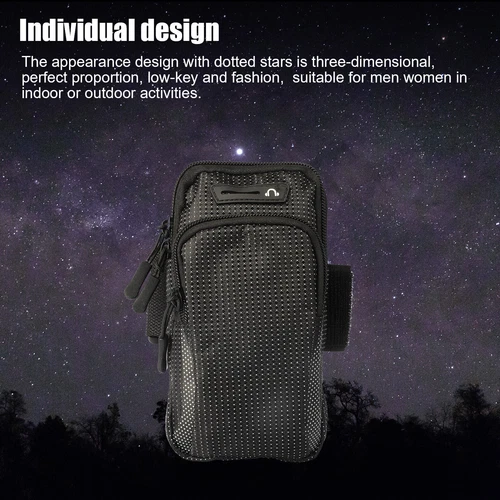 Cell Phone Armband Running Phone Holder Sports Arm Band Strap Gym Pouch Key Bag - Zdjęcie 2 z 10
