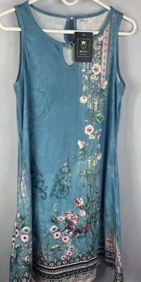 ETCYY Womens polyester/cotton Sleeveless dress size Small New With Tags 