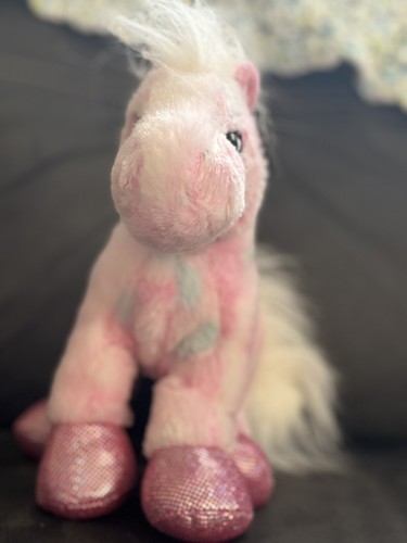 Ganz Webkinz Pink Pony HM117 Plush Stuffed Animal 8" Y2K Nostalgia - Picture 2 of 4