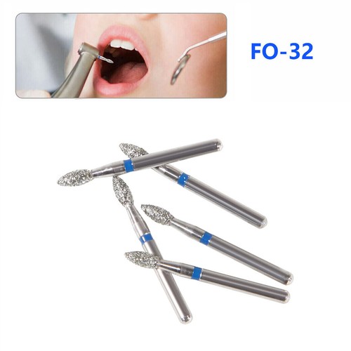 5 pcs Zahnarzt Diamant Bohrer Schleif Fräs Präparation Dental High speed Turbine - Bild 324 von 757