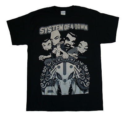 SYSTEM OF A DOWN - Animation - T SHIRT S-M-L-XL-2XL Brand New