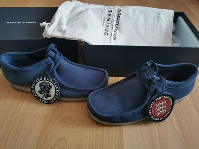 clarks wallabee deep blue