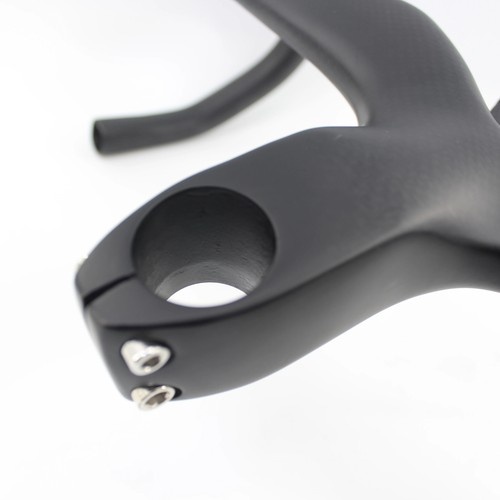 Full Carbon Fibre Road Bike Integrated Handlebar with Computer Stent Hole - Picture 13 of 15