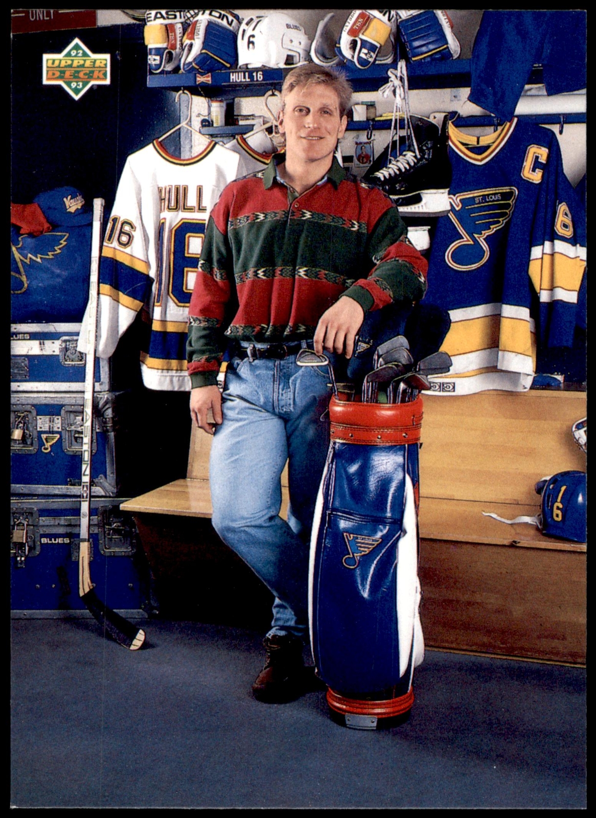 Brett Hull #620 1992-93 Upper Deck