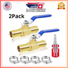 5/8 Heater Hose Shut off Valve, 2Pack In-Line Shut off Valve for 5/8  Heater Hos