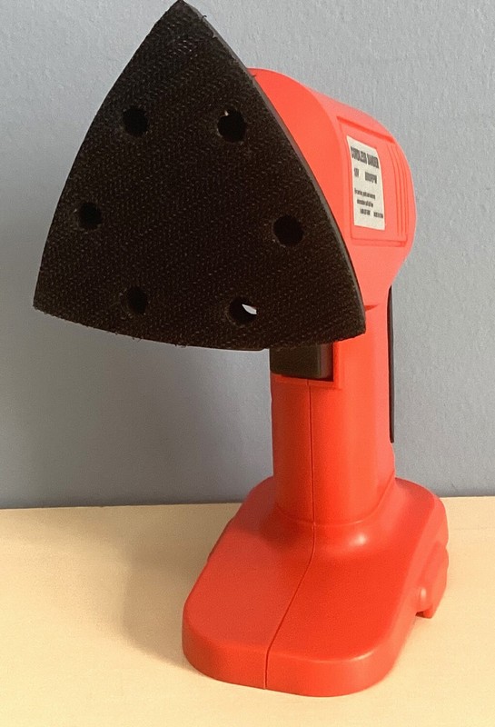 Cordless Wood Sander by BUFFALO TOOL -  18V 6000 RPM  (tool only) Triangle  Head
