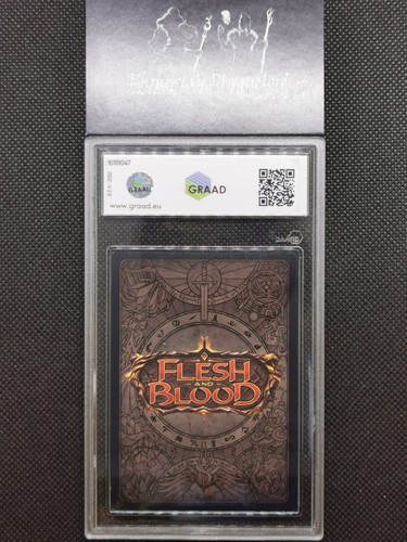 Flesh and Blood Herald of Protection (Blue) Rainbow Foil Promo FAB031 Graded 8.5 - Imagen 4 de 4