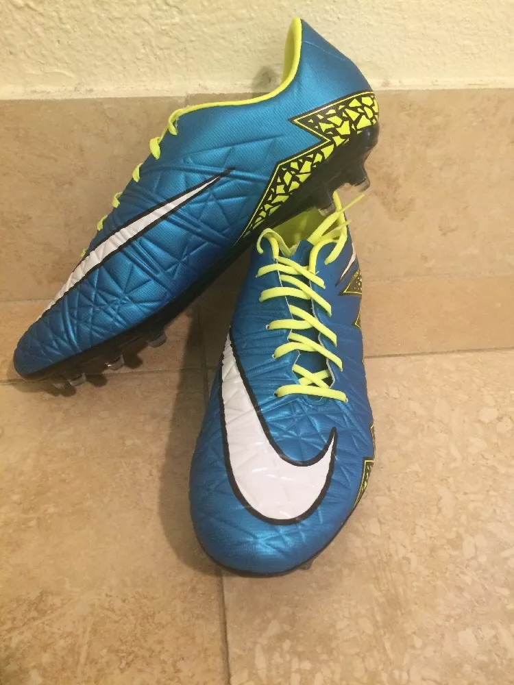 NEW 744945-400 NIKE HYPER VENOM BLUE LAGOON WHT VOLT WOMENS SOCCER