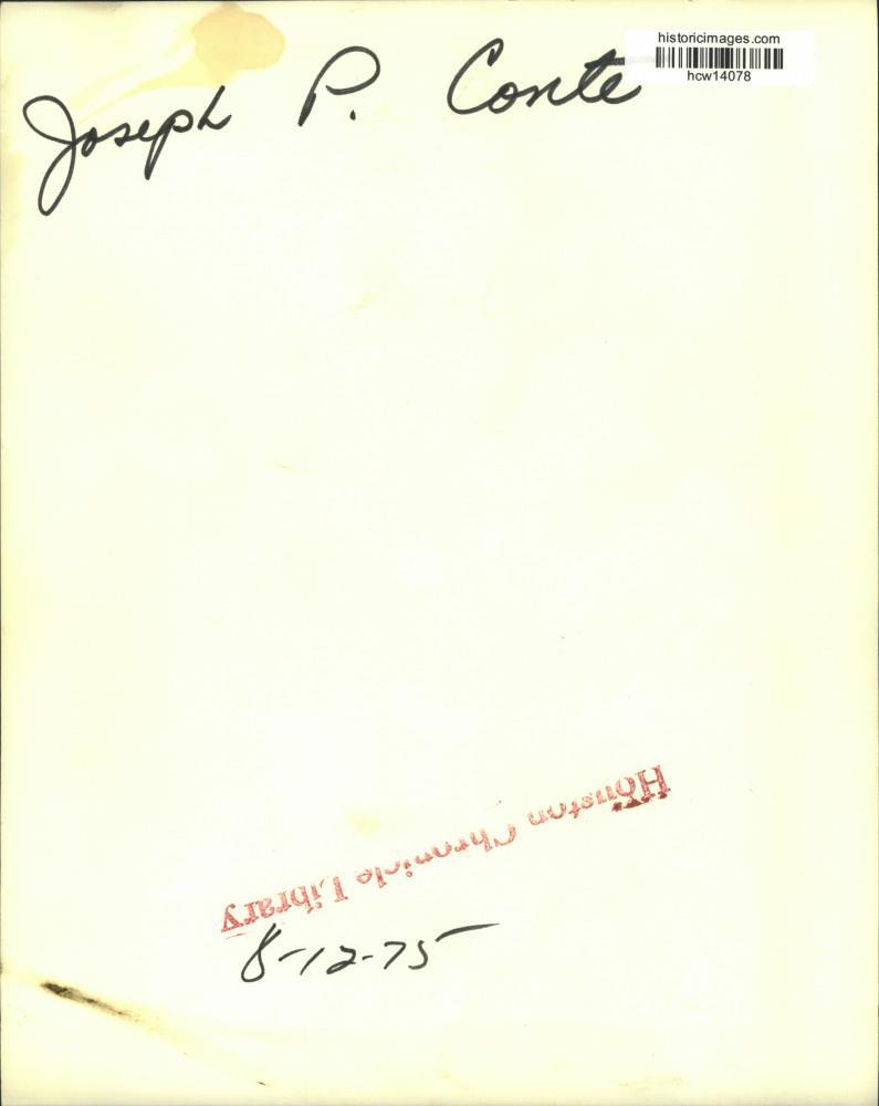 1975 Press Photo Joseph Conte proposes football championship game to NCAA