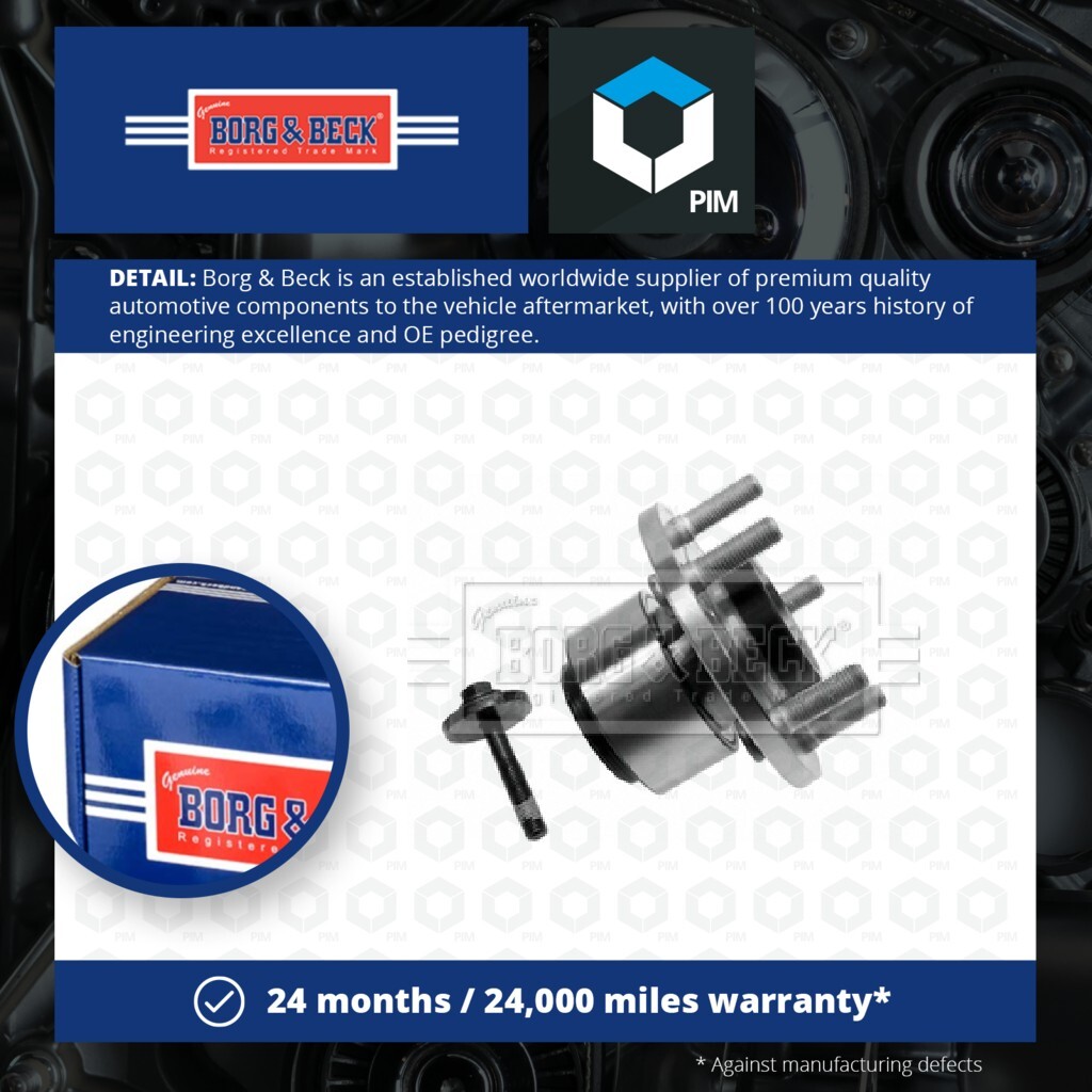 Wheel Bearing Kit fits VOLVO V50 545 Front 03 to 12 B&B 30714730 30736653 New