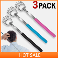 Bear Claw Telescopic Metal Back Scratcher Back Extendable Massager Gift 3 Pack